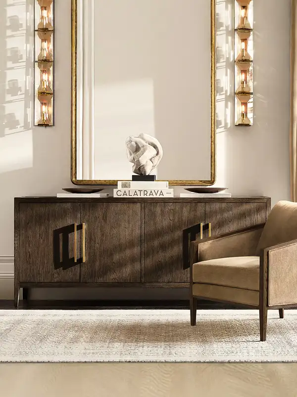 French-Inspired Solid Wood Storage Sideboard — product image 3