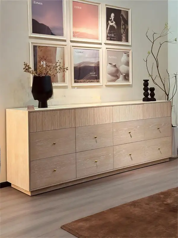French-Inspired Solid Wood Storage Chest of Drawers — product image 1