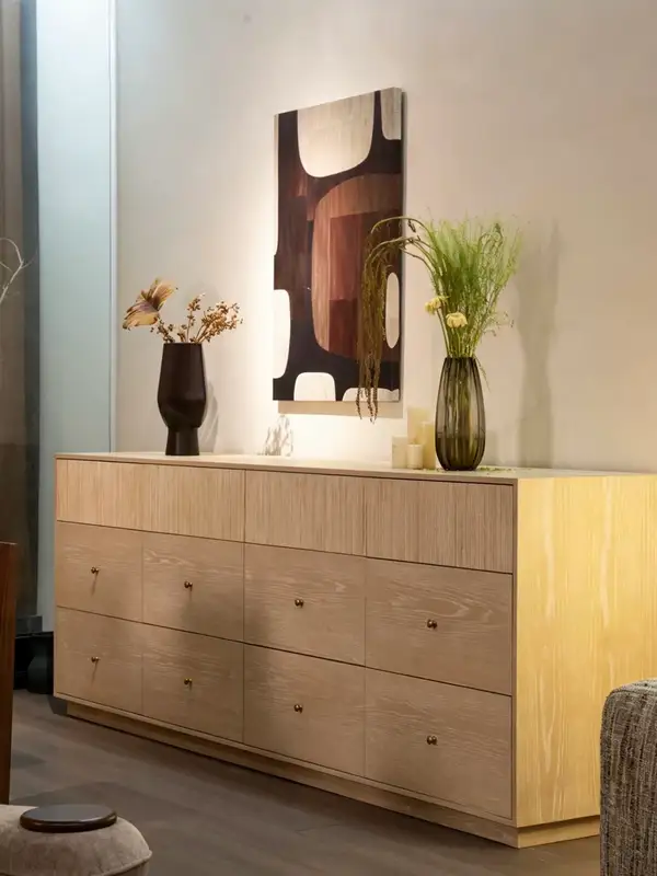 French-Inspired Solid Wood Storage Chest of Drawers — product image 2