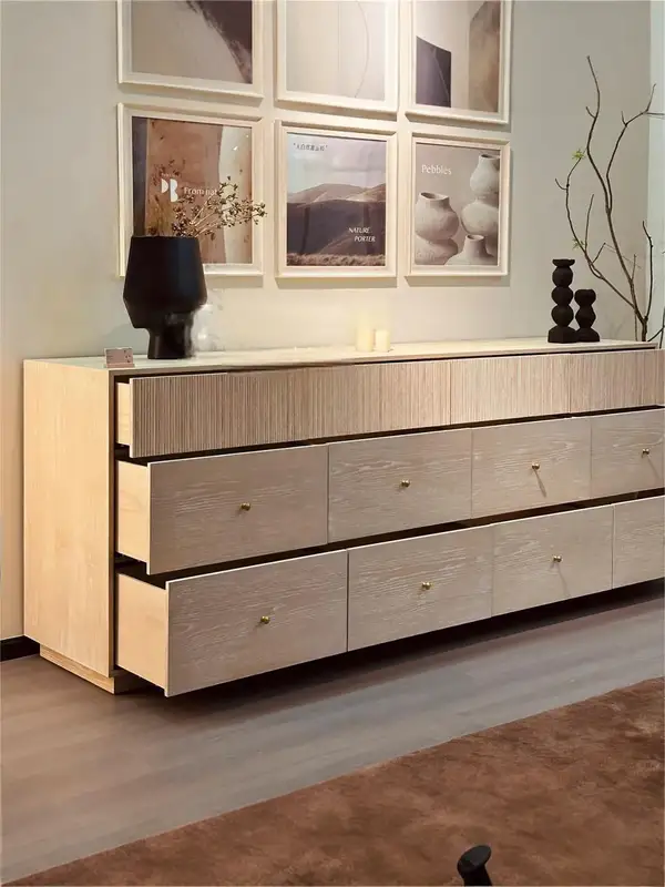 French-Inspired Solid Wood Storage Chest of Drawers — product image 3