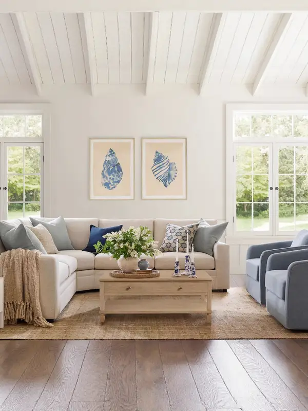 French-Inspired Solid Wood Coffee Table — product image 2