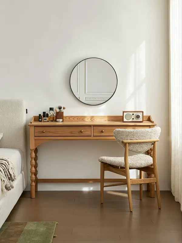 French-Inspired Solid Wood Dressing Table — product image 3