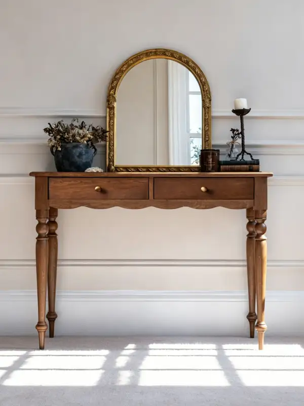 French-Inspired Solid Wood Dressing Table — product image 1