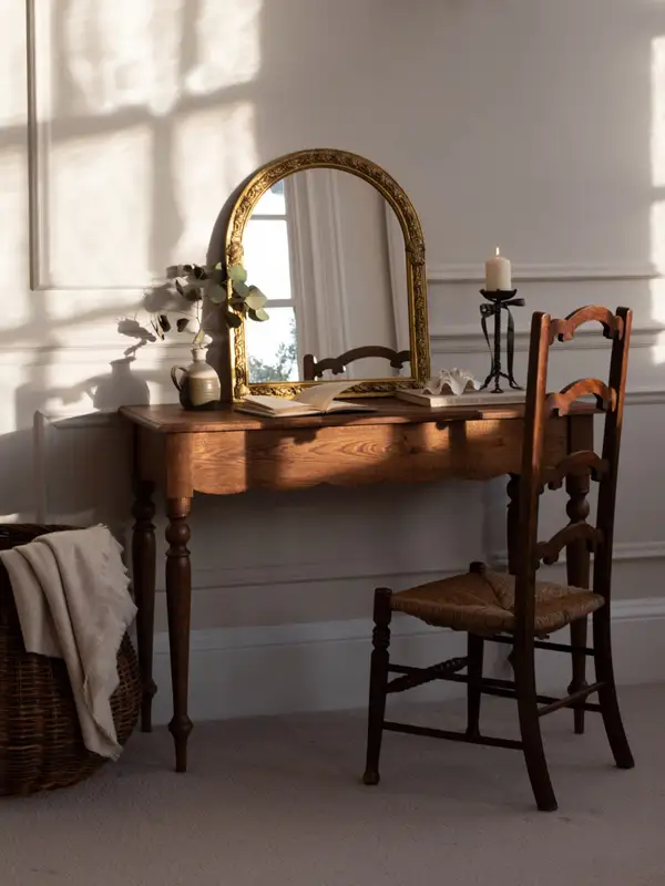 French-Inspired Solid Wood Dressing Table — product image 3