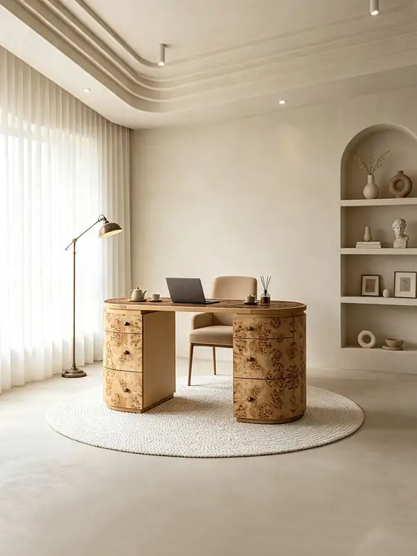 French-Inspired Solid Wood Dressing Table — product image 2