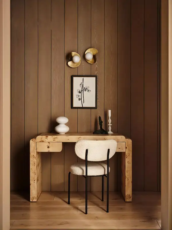 French-Inspired Solid Wood Storage Dressing Table — product image 4