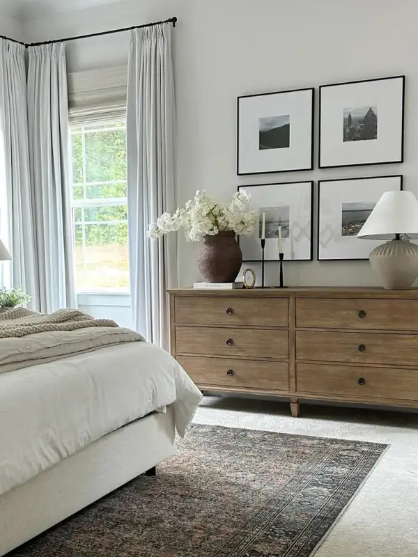 French-Inspired Solid Wood Storage Chest of Drawers — product image 3