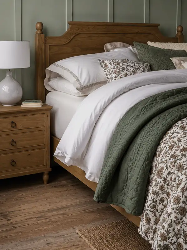 French-Inspired Solid Wood Bed — product image 5
