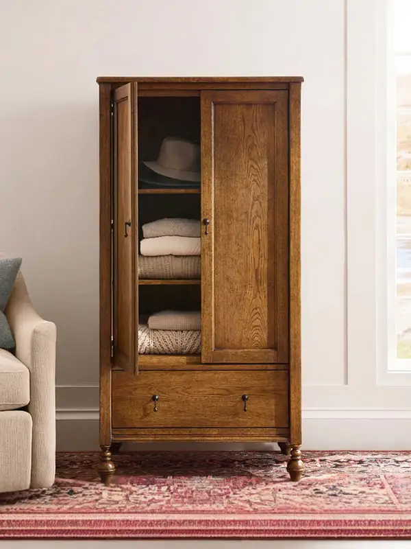 French-Inspired Solid Wood Storage Storage Cabinet — product image 2