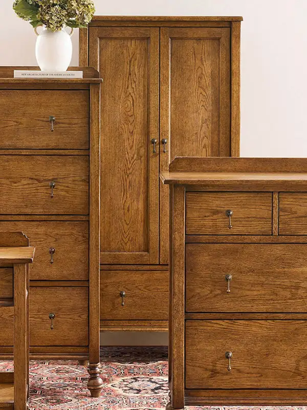 French-Inspired Solid Wood Storage Storage Cabinet — product image 5
