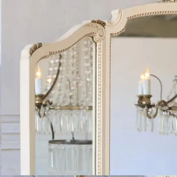 American-Style Solid Wood Carved Dressing Table — product image 3