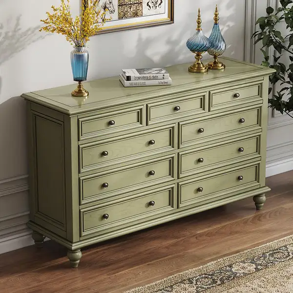 French-Inspired Solid Wood Storage Sideboard — product image 3
