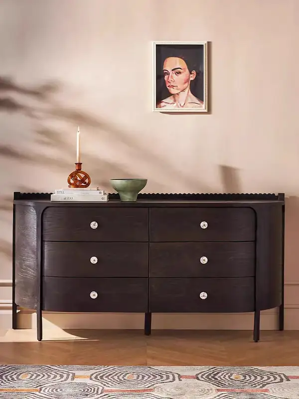 American-Style Solid Wood Storage Sideboard — product image 1