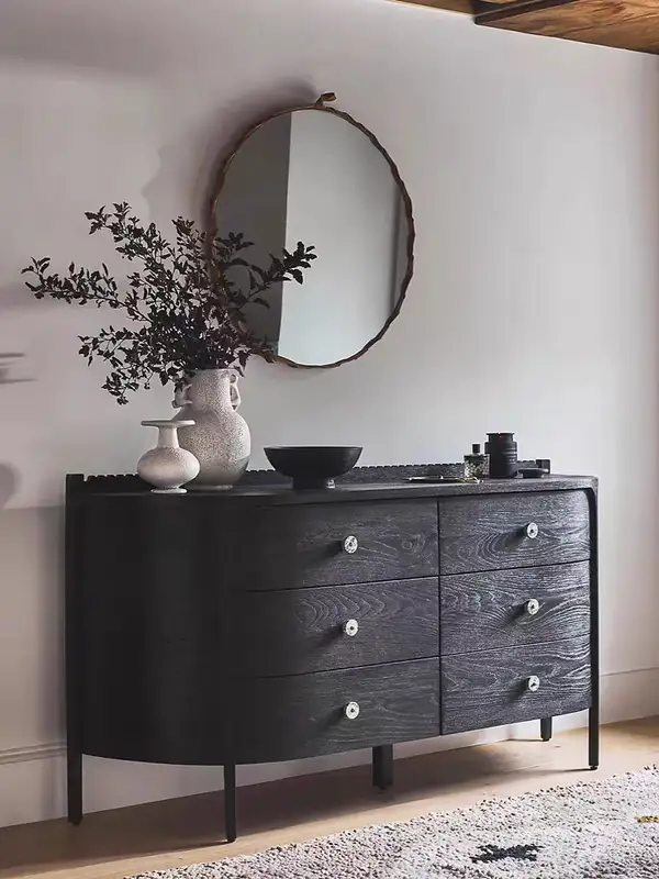 American-Style Solid Wood Storage Sideboard — product image 2