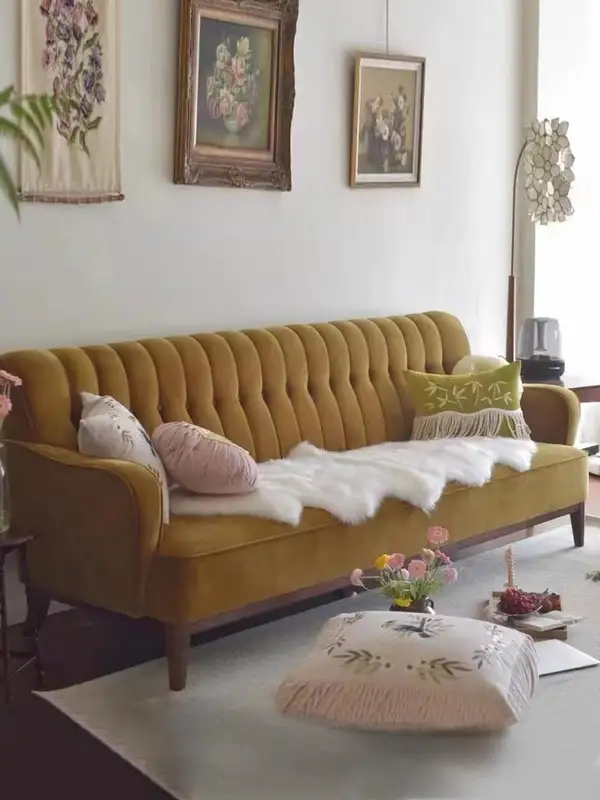 French-Inspired Upholstered Sofa — product image 1