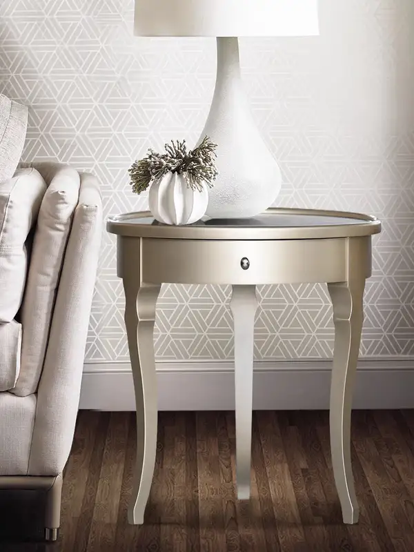 American-Style Solid Wood Round Coffee Table — product image 2