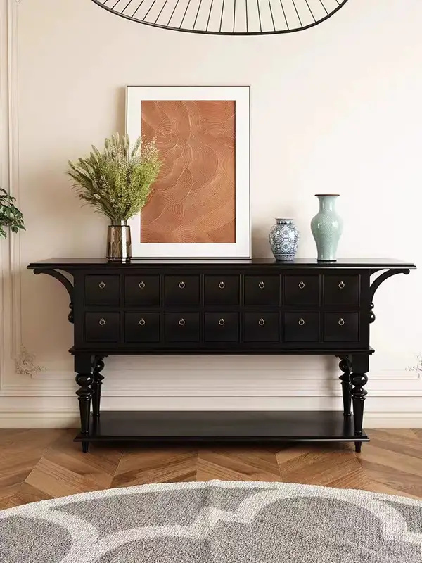 French-Inspired Solid Wood Storage Chest of Drawers — product image 3