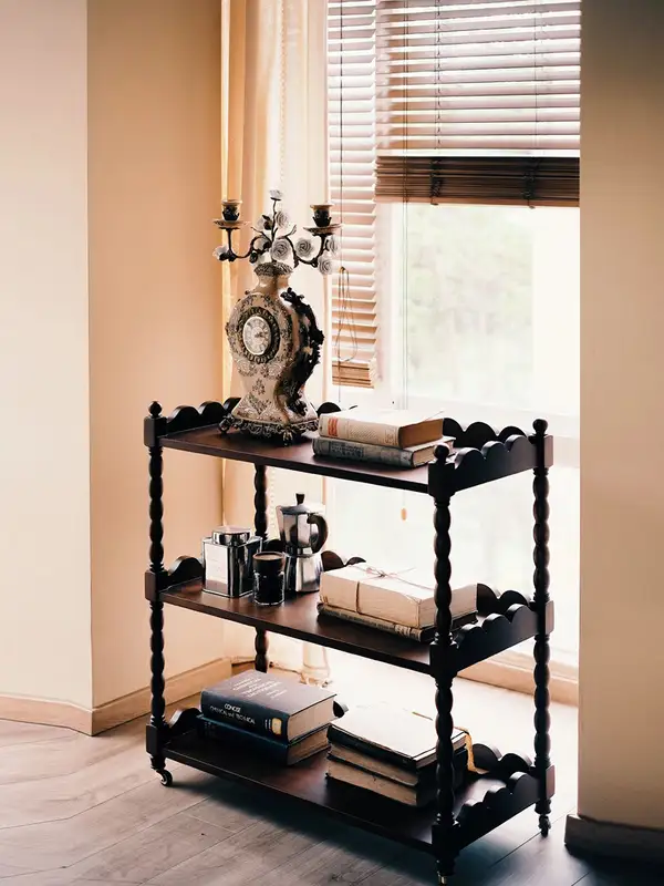 French-Inspired Solid Wood Storage Storage Cabinet — product image 2