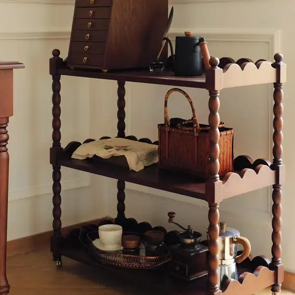 French-Inspired Solid Wood Storage Storage Cabinet — product image 4