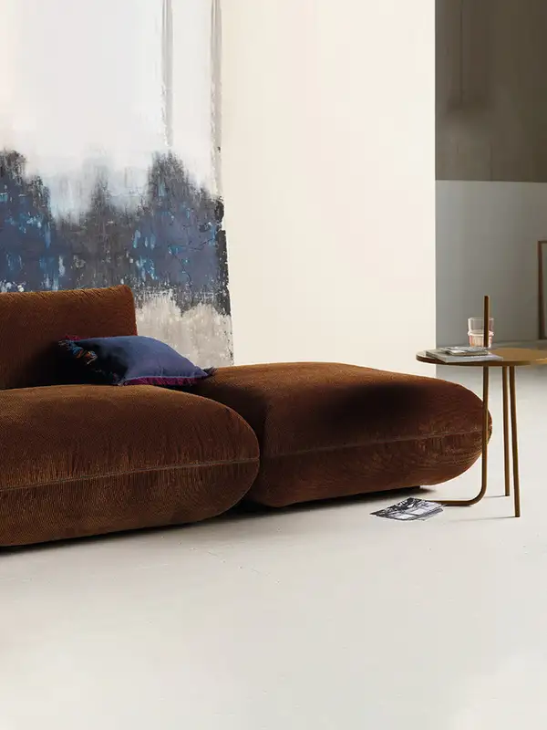Vintage-Inspired Upholstered Sofa — product image 2