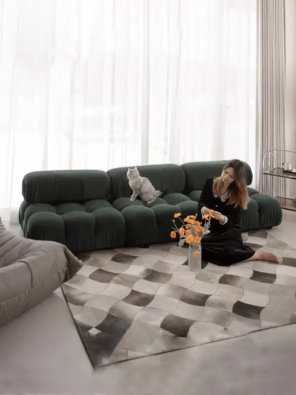 French-Inspired Upholstered Sofa — product image 1