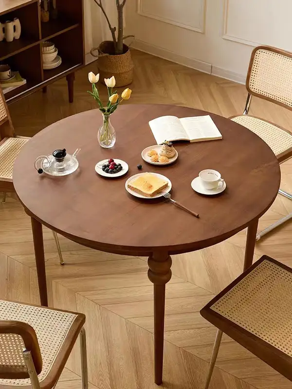 French-Inspired Solid Wood Dining Table — product image 3