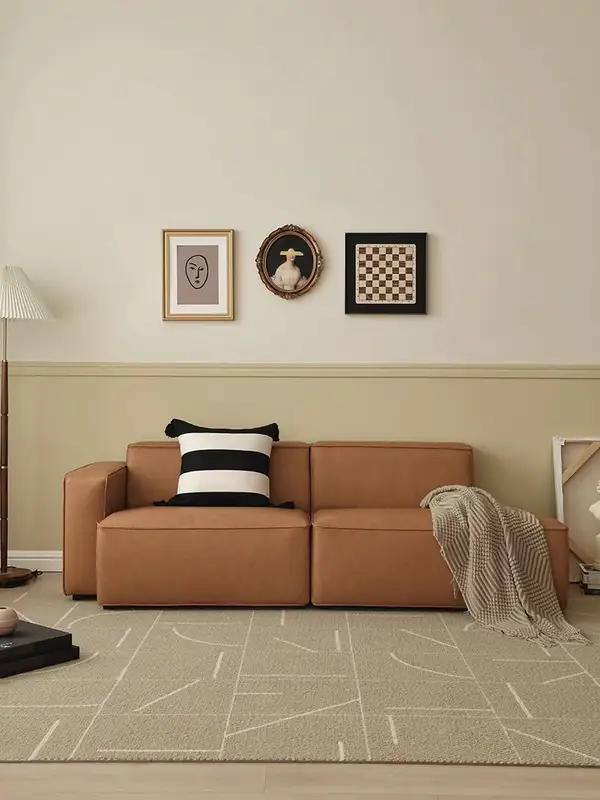 Vintage-Inspired Upholstered Sofa — product image 1