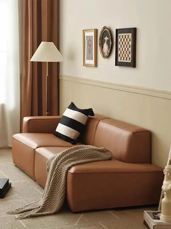 Vintage-Inspired Upholstered Sofa — product image 2