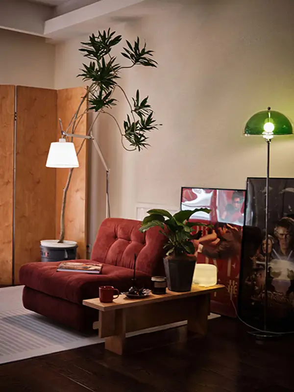 Vintage-Inspired Upholstered Sofa — product image 3