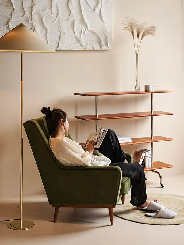 Vintage-Inspired Upholstered Sofa — product image 2