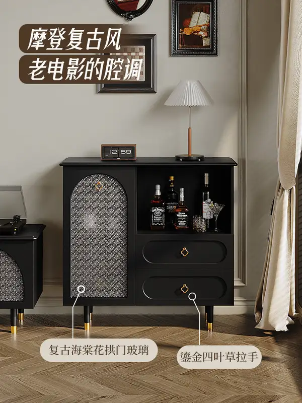 French-Inspired Mixed-Material Storage Sideboard — product image 2