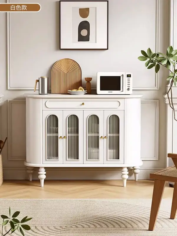 French-Inspired Solid Wood Storage Sideboard — product image 2