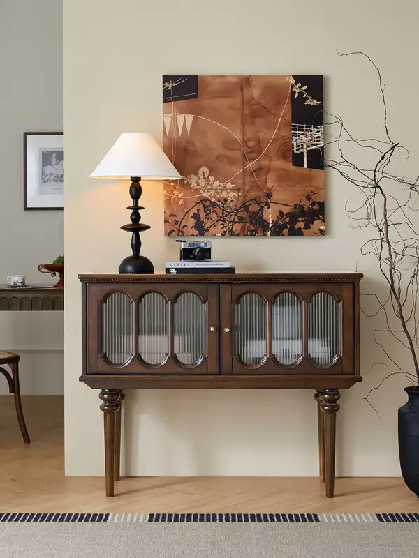 French-Inspired Solid Wood Storage Sideboard — product image 1