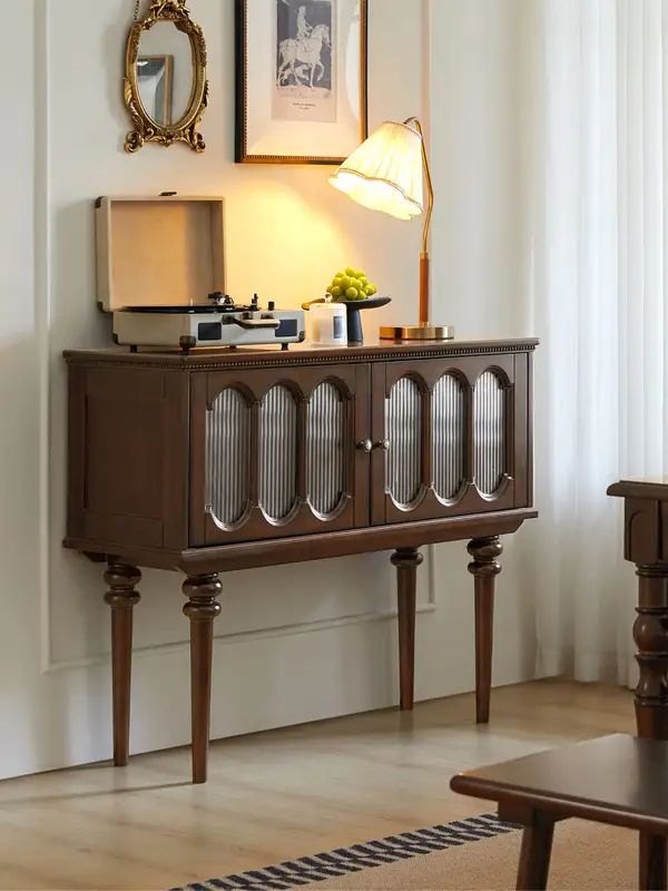 French-Inspired Solid Wood Storage Sideboard — product image 2
