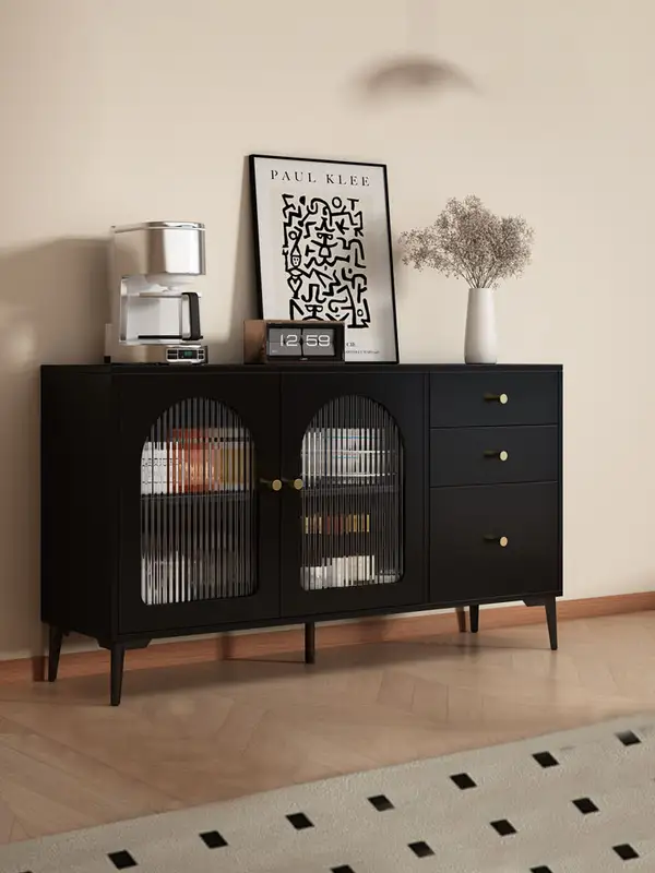 French-Inspired Mixed-Material Storage Sideboard — product image 1