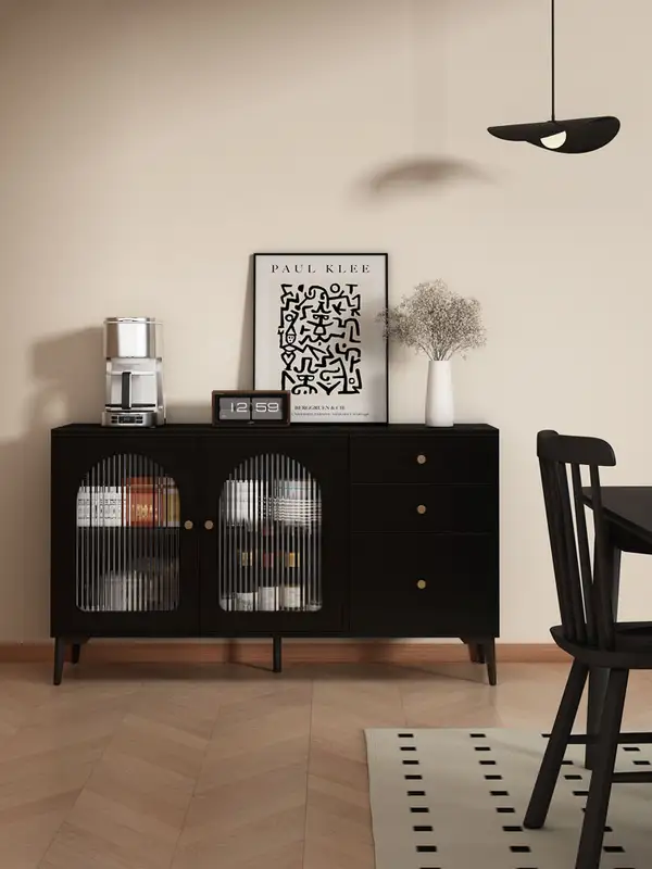 French-Inspired Mixed-Material Storage Sideboard — product image 2