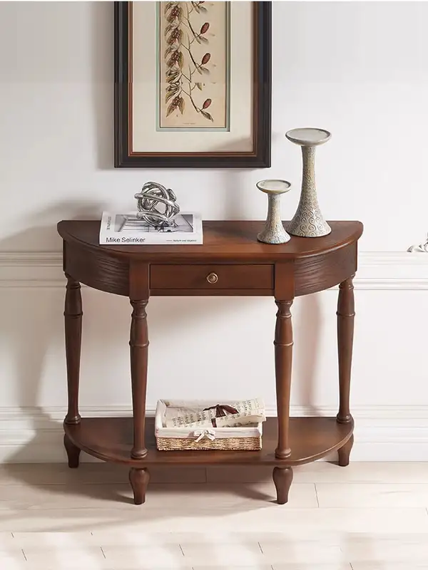 American-Style Solid Wood Console Table — product image 3