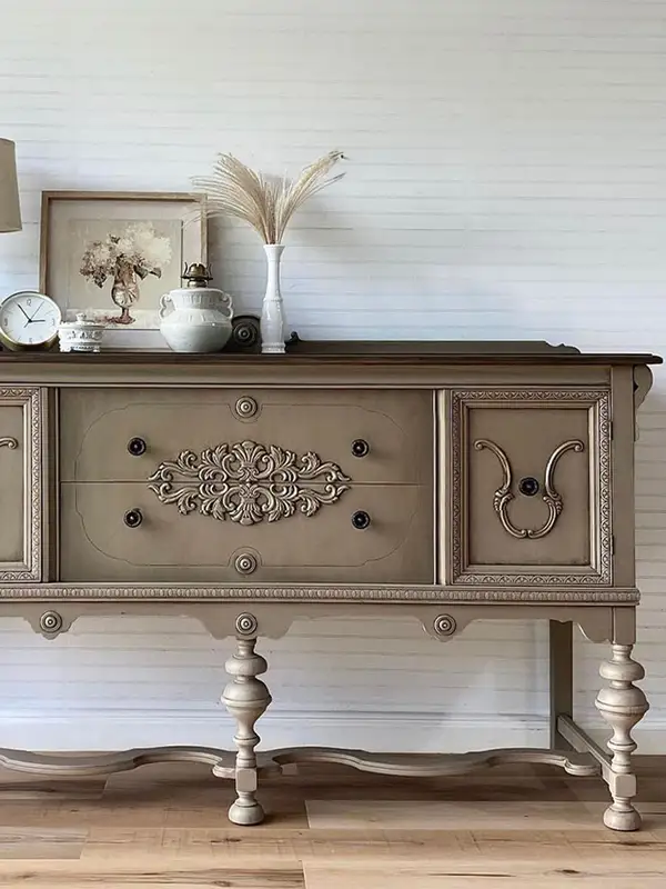 French-Inspired Solid Wood Carved Sideboard — product image 2