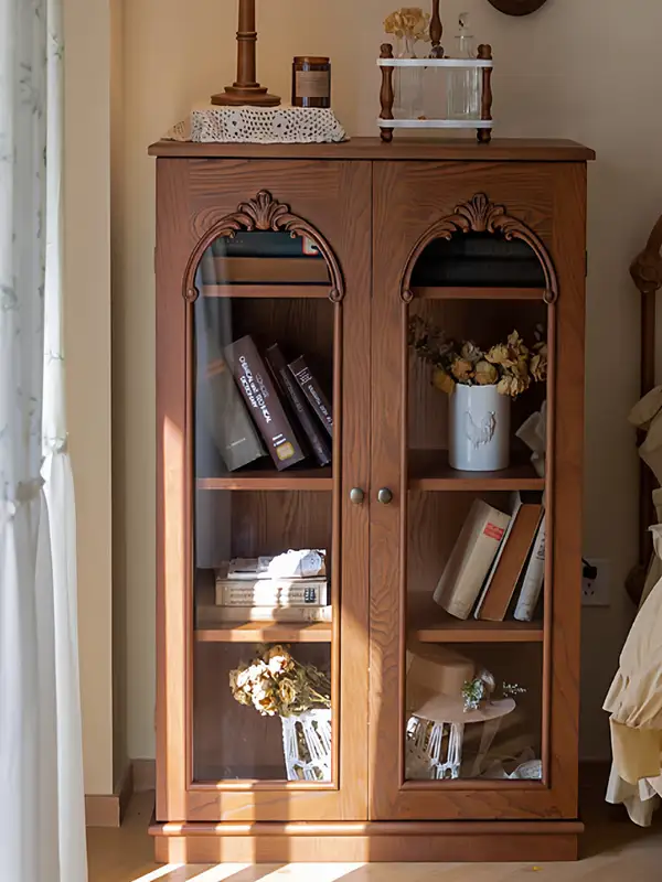 French-Inspired Mixed-Material Storage Sideboard — product image 1