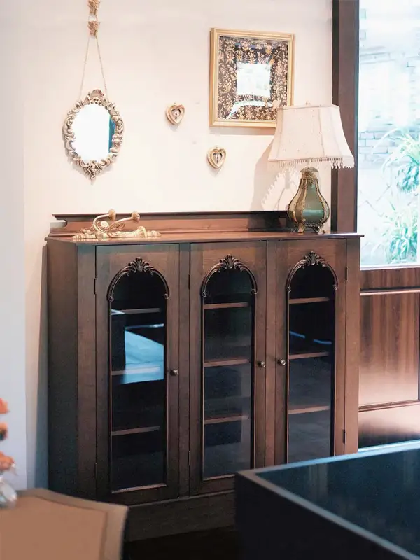 French-Inspired Mixed-Material Storage Sideboard — product image 2