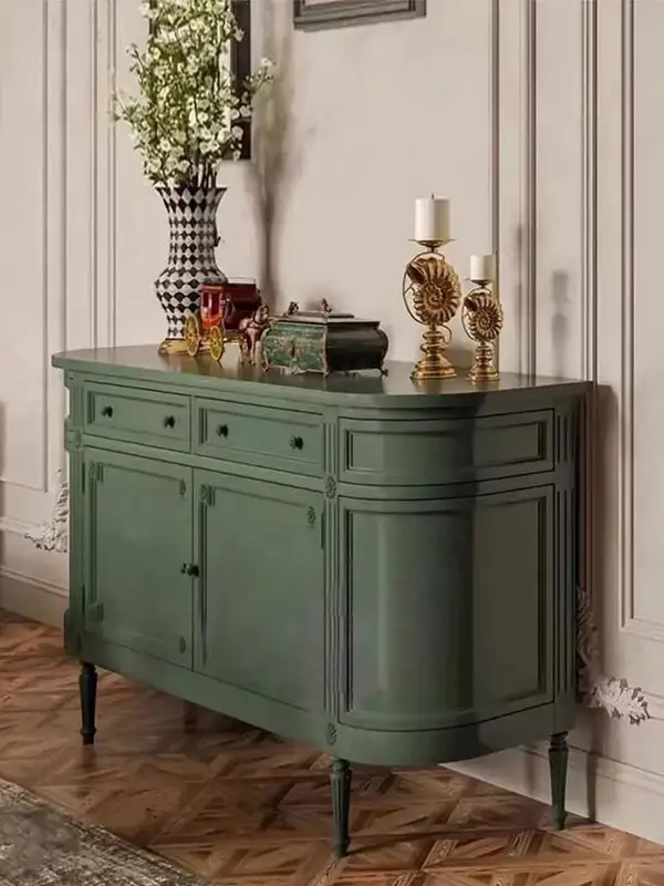 French-Inspired Solid Wood Hallway Cabinet — product image 1