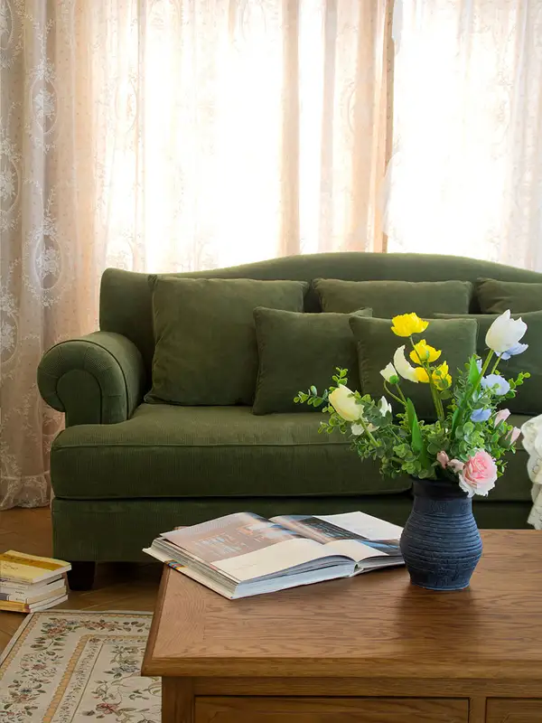 French-Inspired Upholstered Sofa — product image 2