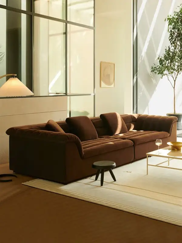 Vintage-Inspired Upholstered Sofa — product image 1