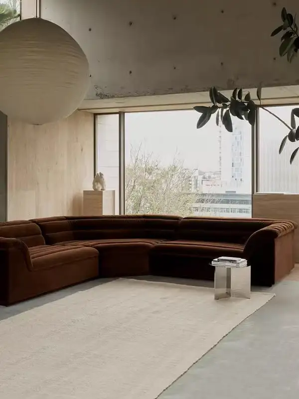 Vintage-Inspired Upholstered Sofa — product image 3