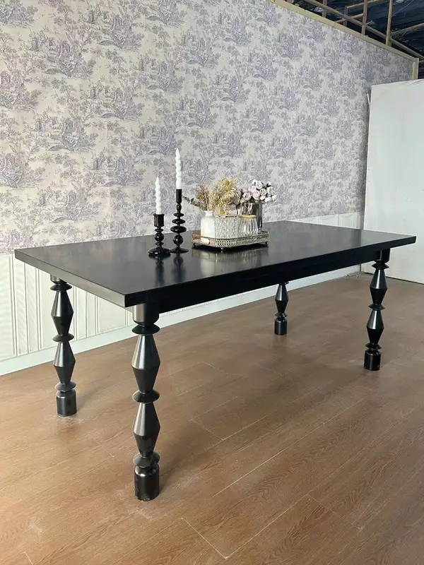 French-Inspired Solid Wood Dining Table — product image 3