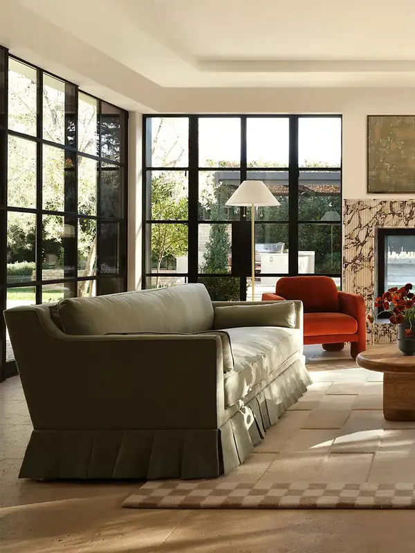 French-Inspired Upholstered Sofa — product image 2
