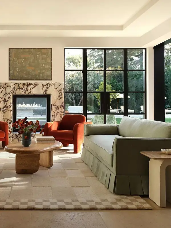 French-Inspired Upholstered Sofa — product image 3