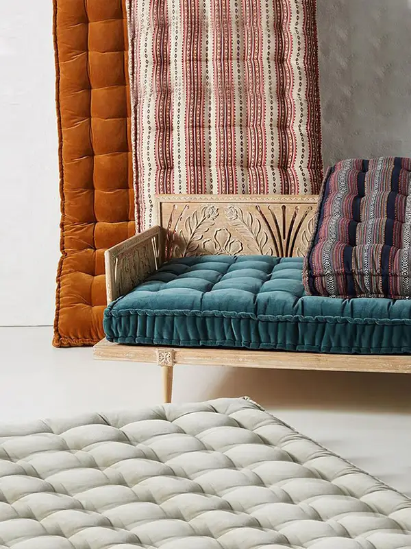 French-Inspired Mixed-Material Carved Sofa — product image 3