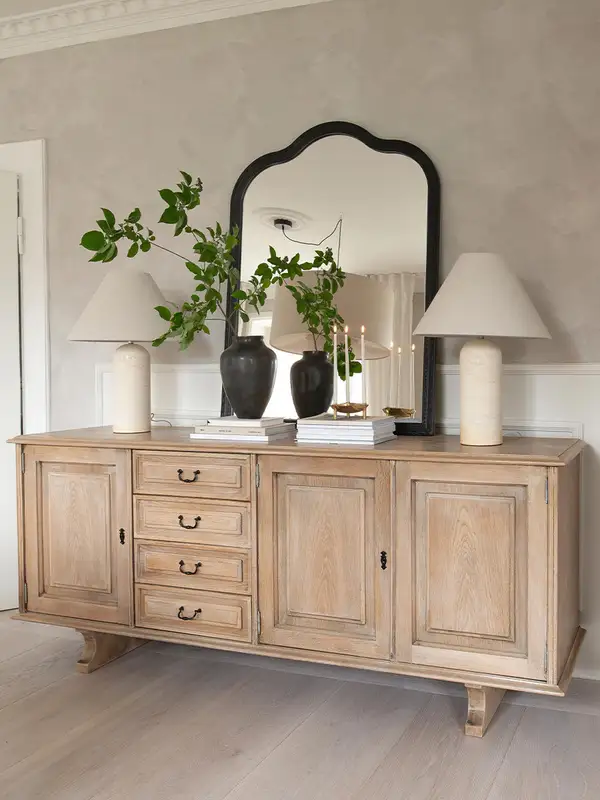 French-Inspired Solid Wood Storage Storage Cabinet — product image 2