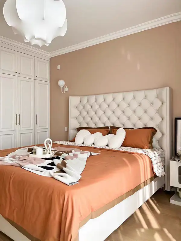French-Inspired Mixed-Material Bed — product image 1